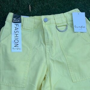 Love, Fire Women’s Yellow Bottoms